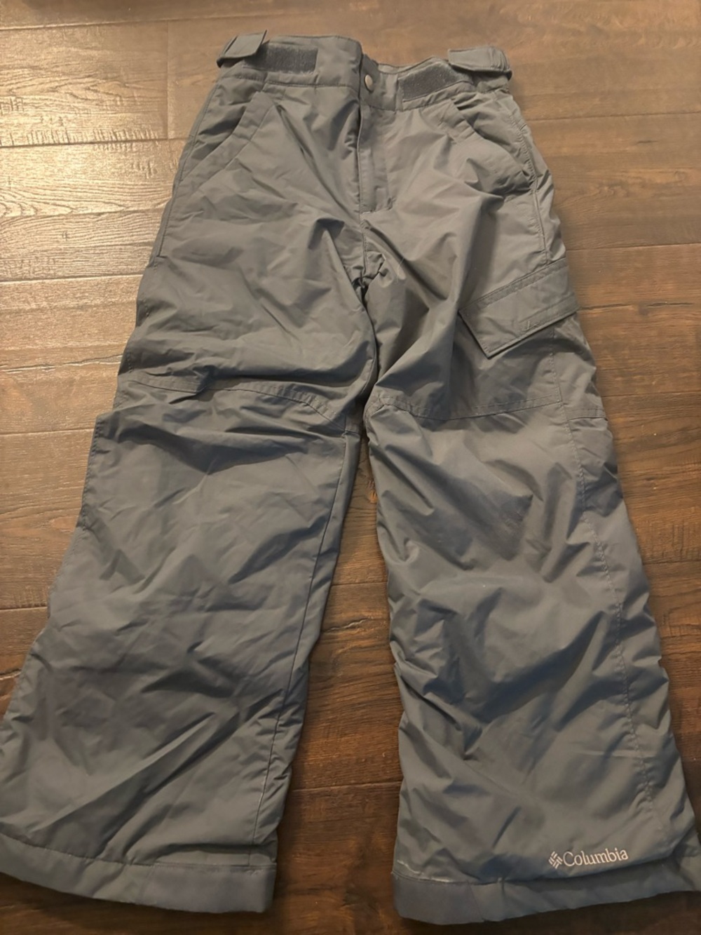 Columbia Gray Fleece-Lined Snow Pants